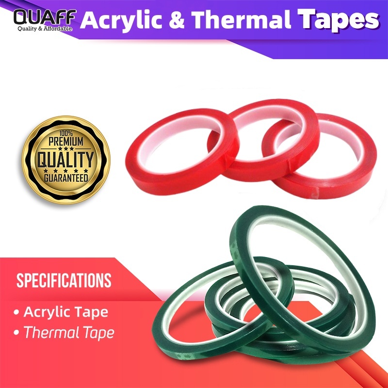 Doble Tip Bening 3m Lem Kuat Acrylic Anti Air Adhesive Transparent No Trace Sticker Red Pita Termal 