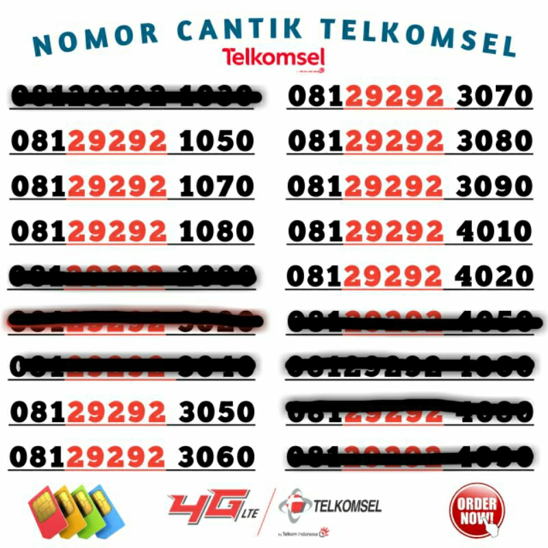 Nomor Cantik Telkomsel - MKS Makassar Kartu Perdana Nomer Cantik Telkomsel