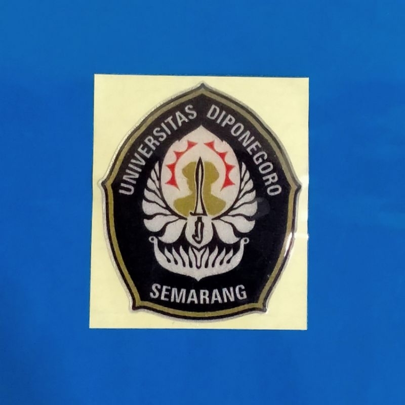 Sticker Logo UNIVERSITAS DIPONEGORO (UNDIP) Timbul