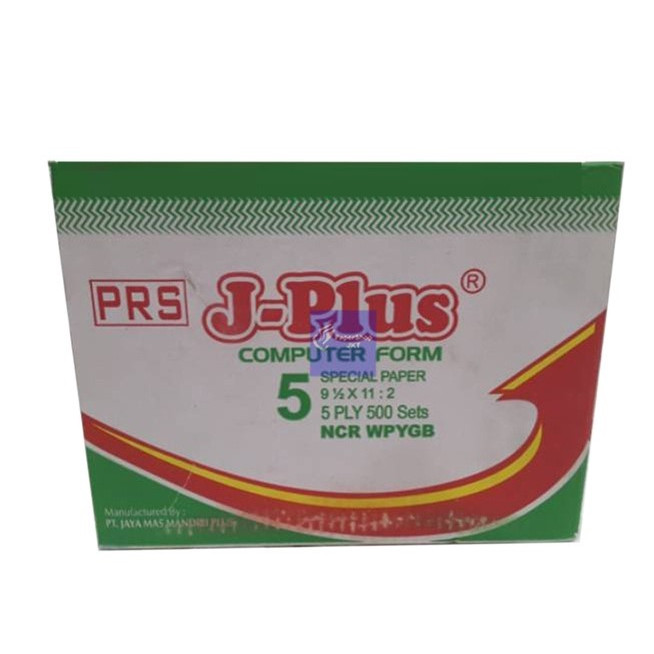 

J-PLUS - Continous Form 91/2 x 11 5 Ply Bagi 2 ( K5/2 J-plus ) NCR - Box