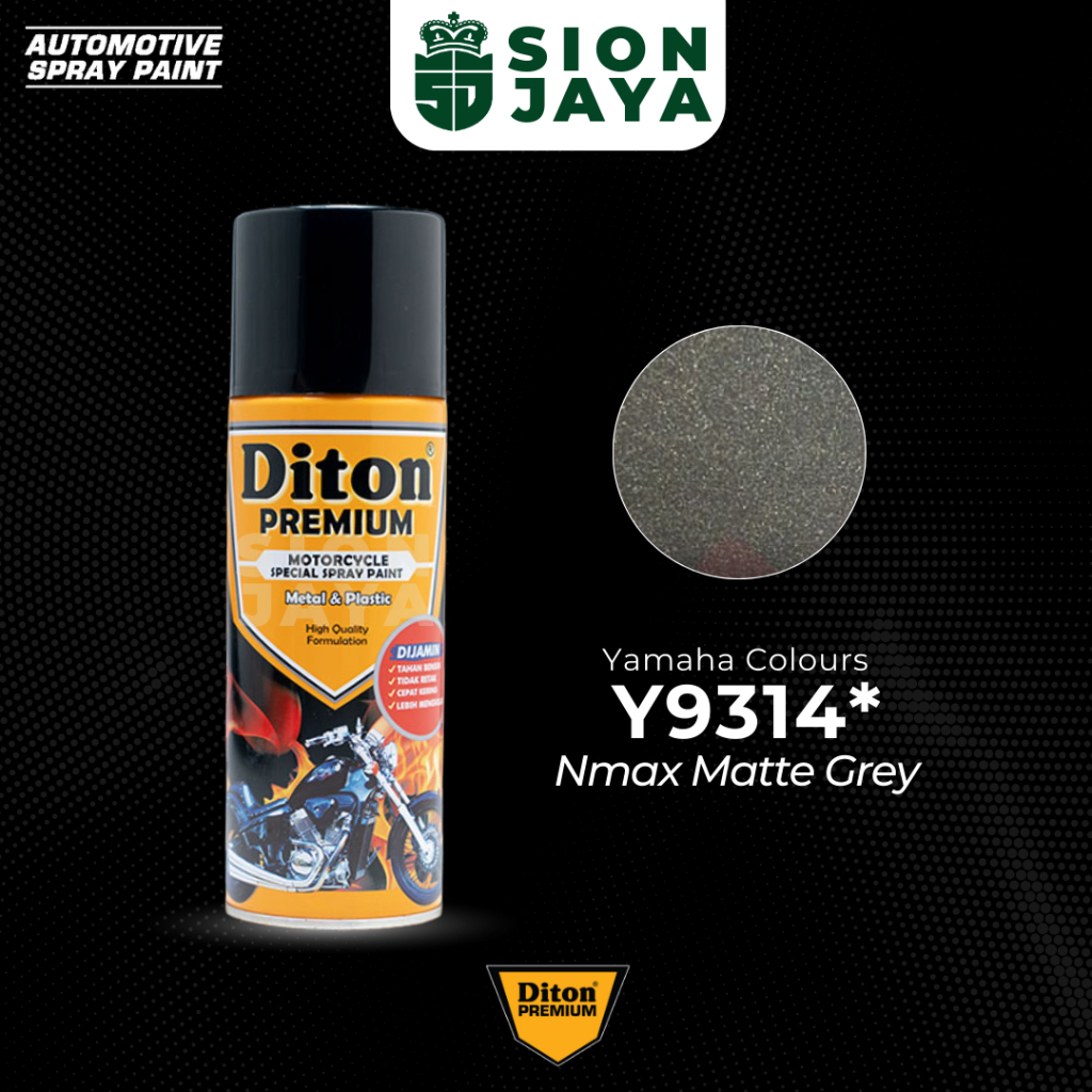 Pilox / Pylox / Cat Semprot Diton Premium 400ml Yamaha Abu-abu Y9314 Nmax Matte Grey