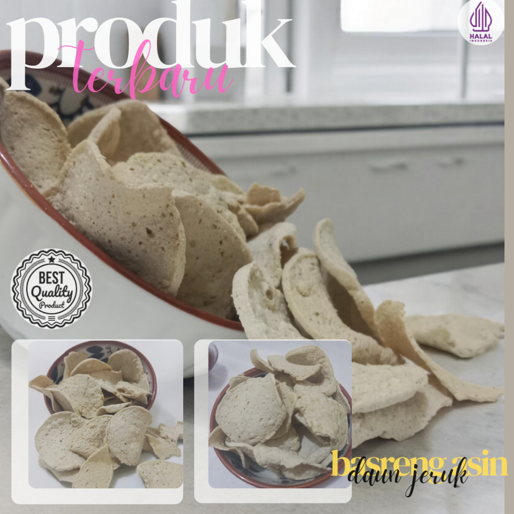

KRIPIK BASRENG ASIN DAUN JERUK ORIGINAL