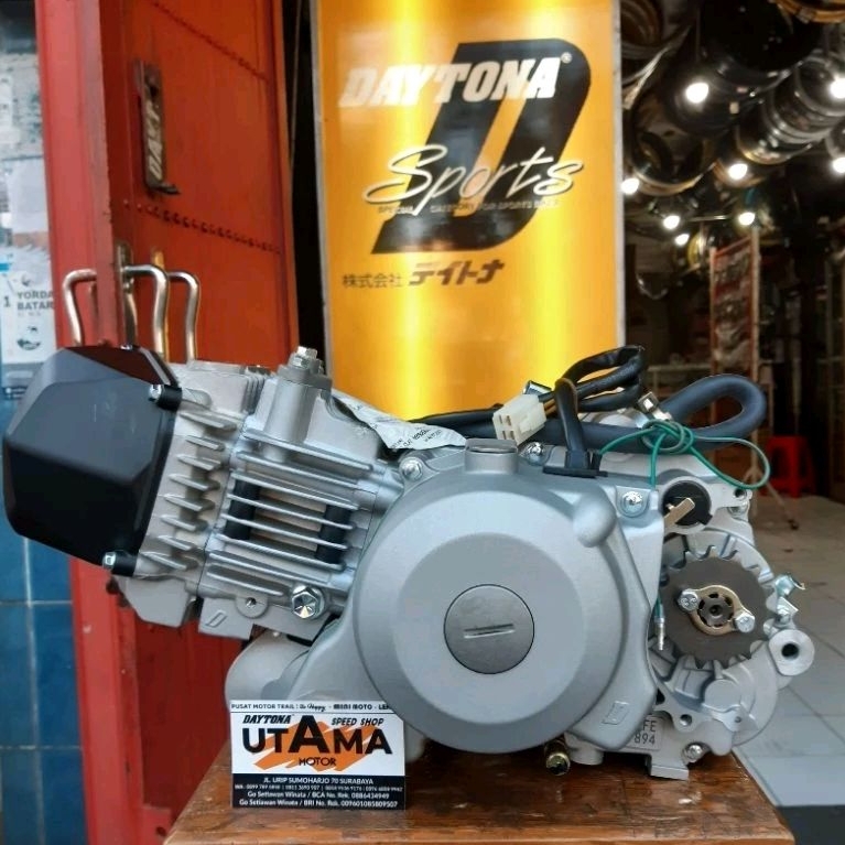 MESIN DAYTONA ANIMA 190CC ELECTRIC STARTER FE V3 (CDI Selectable + High camp)