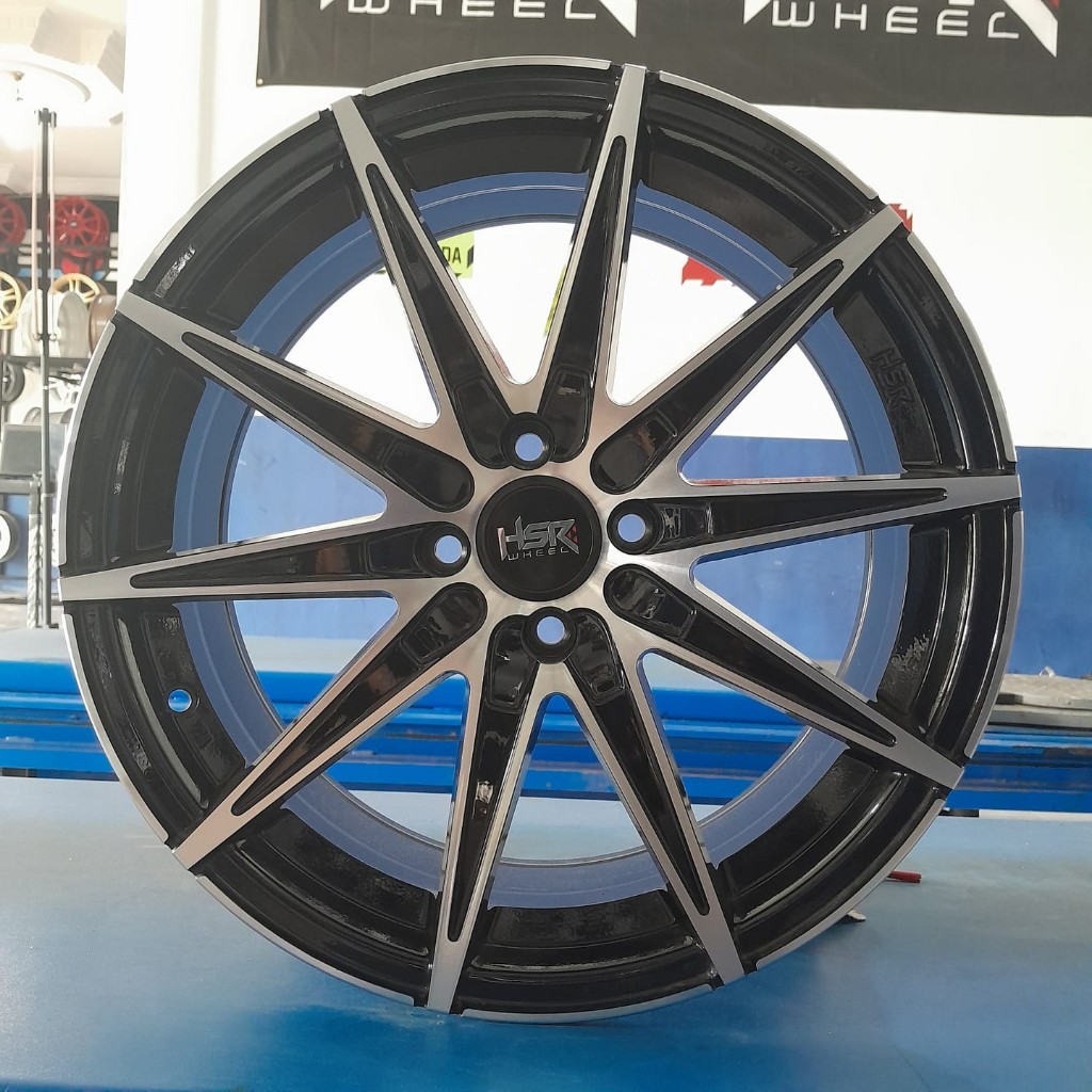velg Mobil Terlaris HSR KCCX Ring 17 Hole 4x100 Jazz, Yaris, Swift, dll