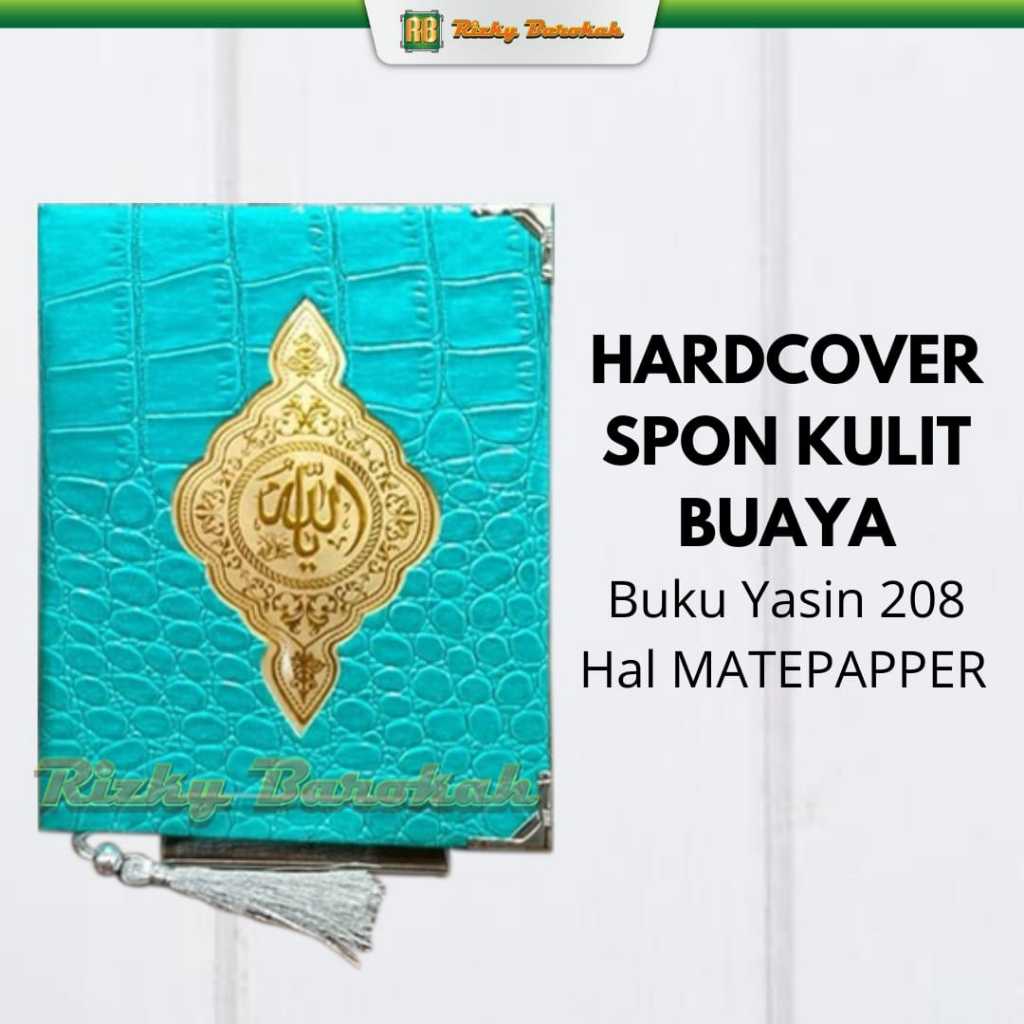 Cetak Yasin isi 208 Halaman Cover Kulit Buaya -Hardcover