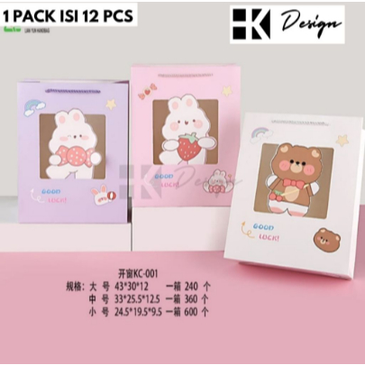 

[KC01 12 PCS] PAPERBAG MOTIF UKURAN 24.5×19.5×9.5 TAS KADO ULANG TAHUN GOODIE BAG MOTIF