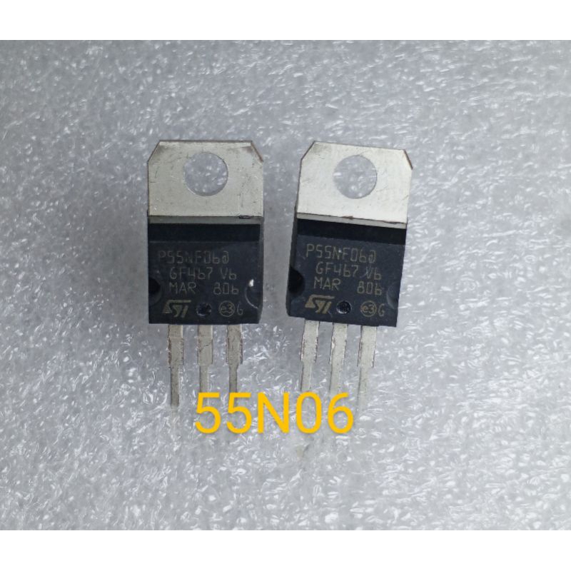 MOSFET FQP 55N06 ASLI ORIGINAL MOSFET FQP 55NF06 KUALITAS BAIK MOSFETFQP55NF06