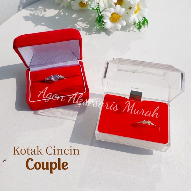 Kotak Cincin Couple - Kotak Cincin Premium/Kotak Cincin Tunangan