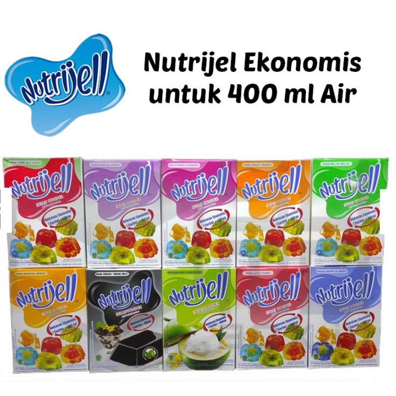 

FORISA NUTRIJELL JELLY POWDER EKONOMIS - Bubuk Jelly - Bahan pudding - 1 sachet