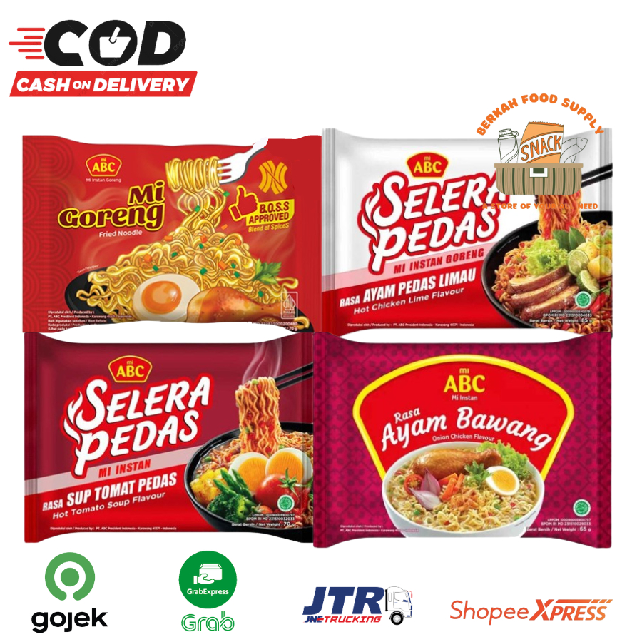 

[ BERKAH ] Mie Abc Selera Pedas Kuah Goreng Varian Rasa