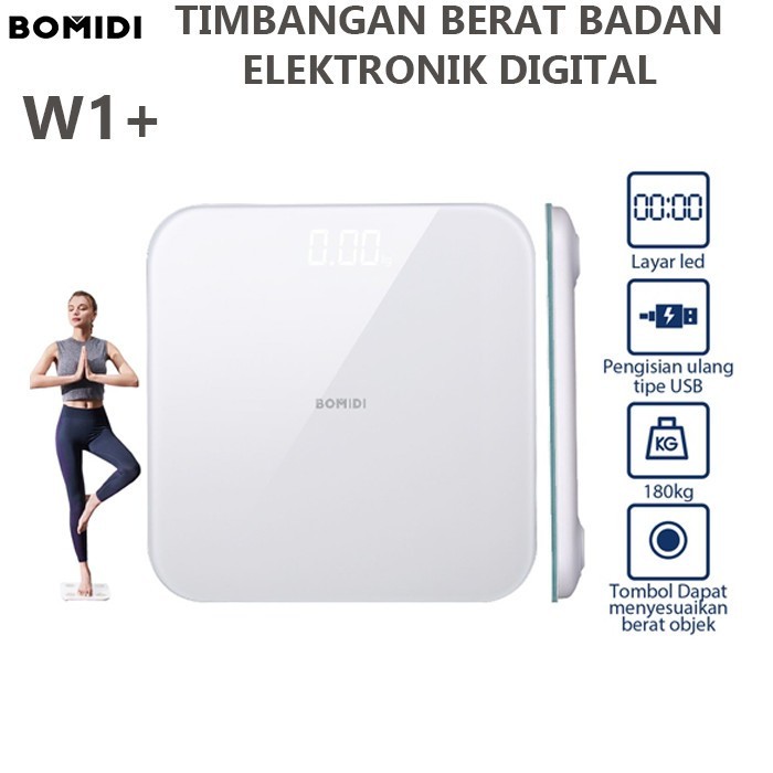 Bomidi Body Fat Smart Scale 2 Timbangan Berat Badan Digital With APP