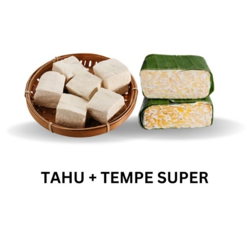 

tahu dan tempe paket