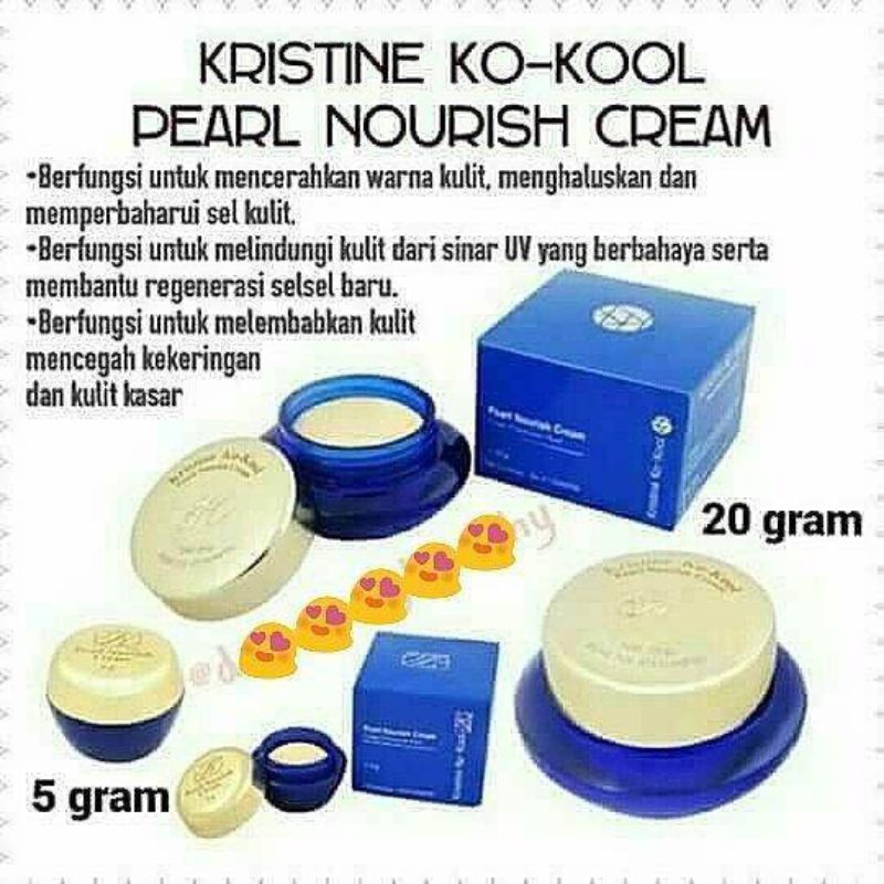 Pearl Nourish Cream/KK Indonesia/Ori