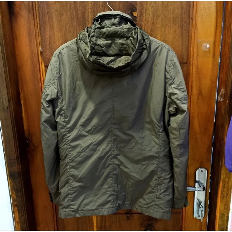 jacket parka army style uniqlo