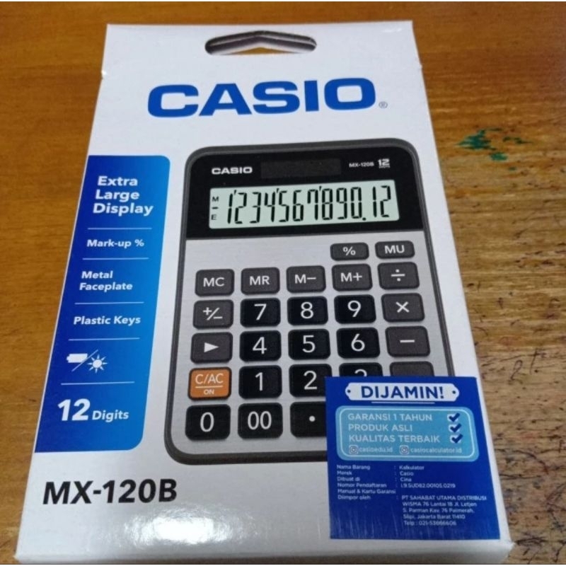 

Casio Calculator MX 120B 12 digit ORIGINAL