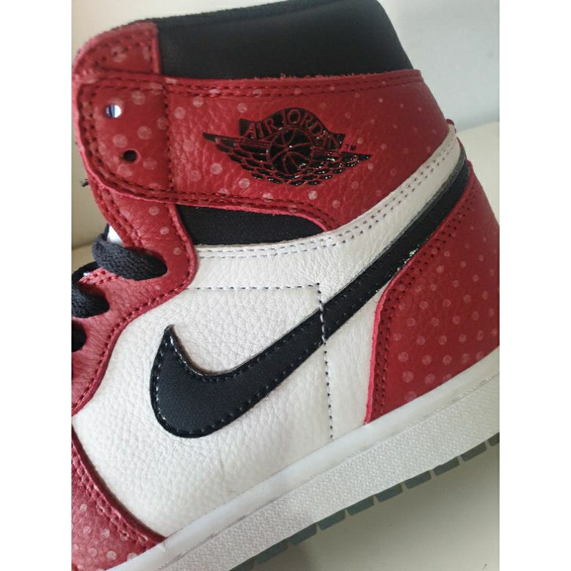 Aj1 high bred toe spiderman
