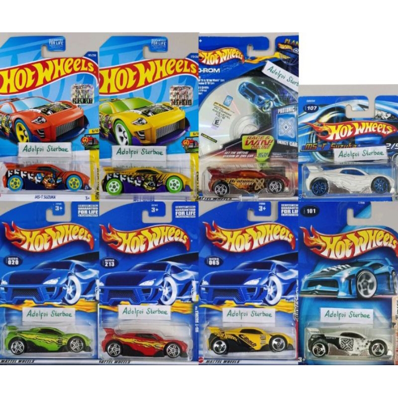 hotwheels hot wheels ms-t mst suzuka mstsuzuka tech tuners yokohama eibach springs cd-rom cd rom pro