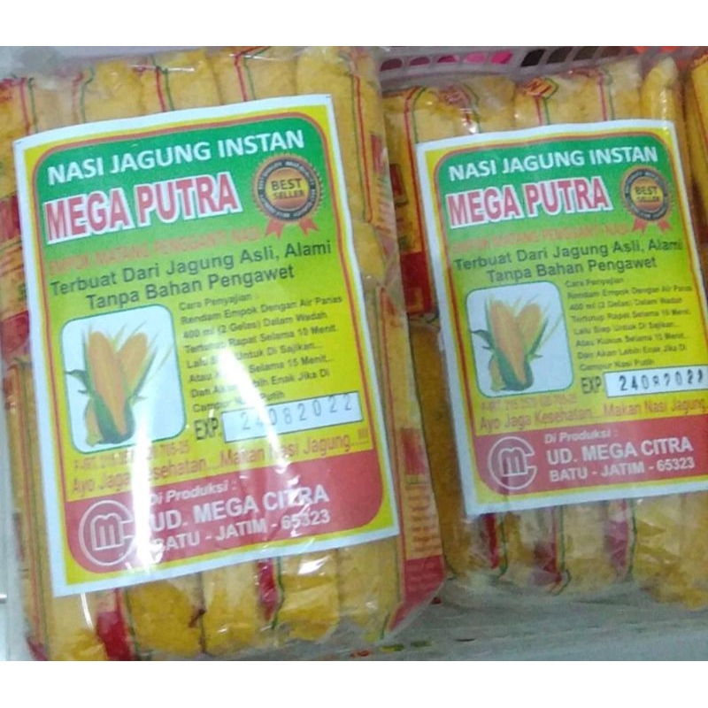 

Nasi Jagung Instan ±1.kg / Empok Nasi jagung Trend /Beras premium