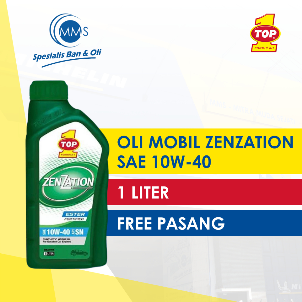 Oli Mobil TOP 1 ZENZATION SAE 10W-40 1 Liter