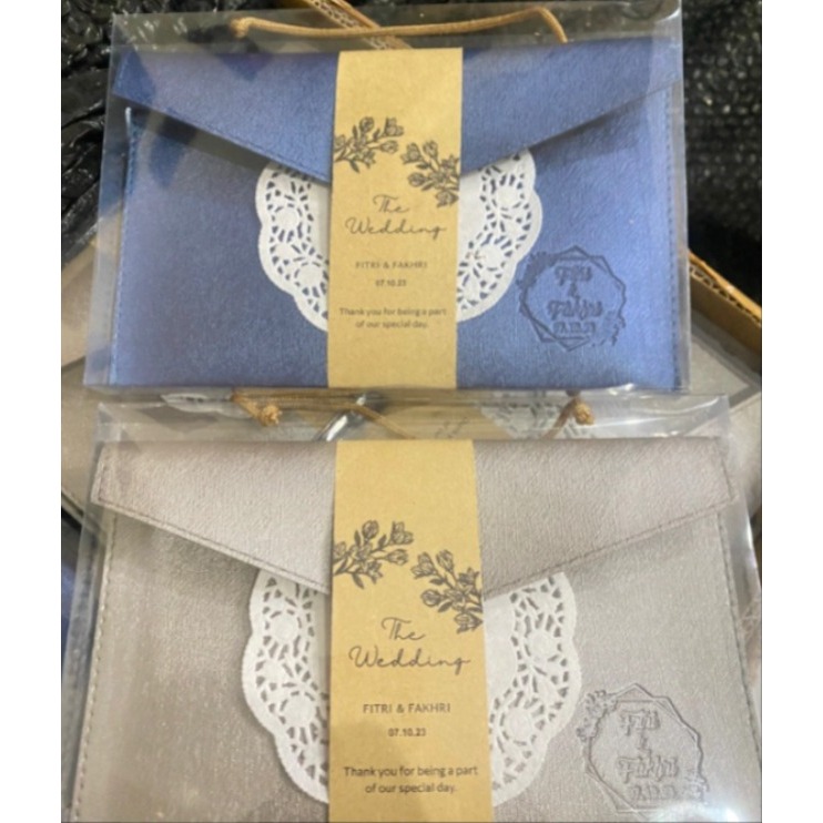 Souvenir Pernikahan Envelope Pouch Amplop Besar Wedding Sovenir