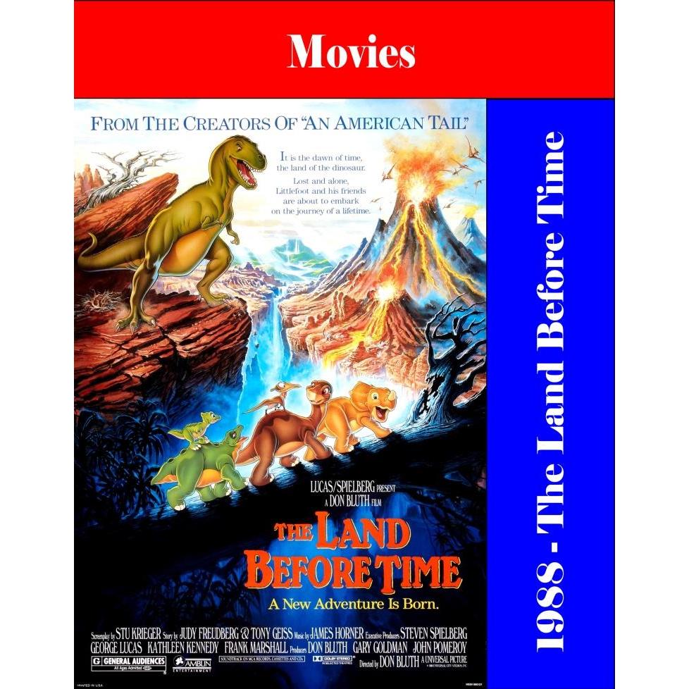 DVD - The Land Before Time (1988)