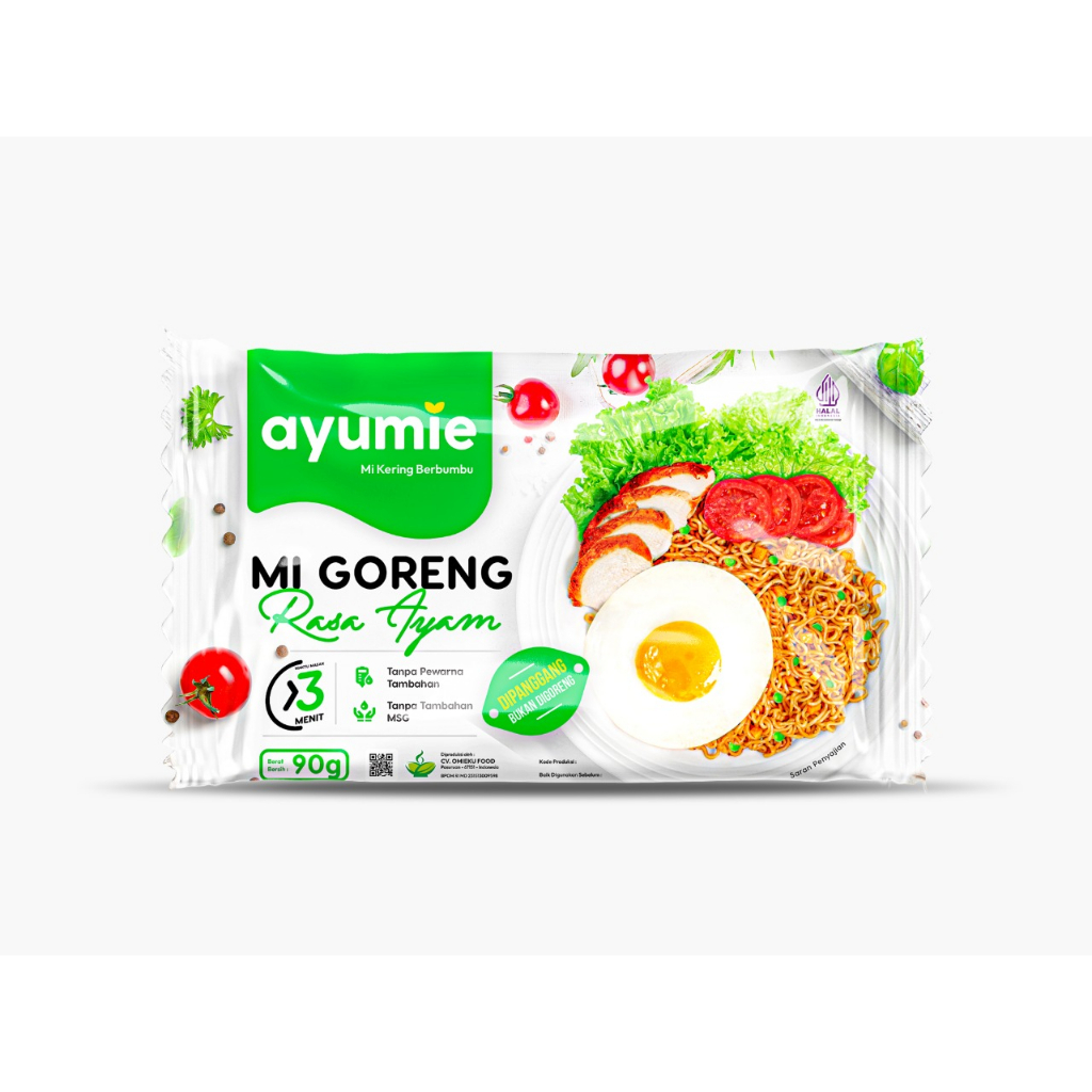 

Ayumie Mi Instan Goreng Berbumbu Rasa Ayam 90g Halal