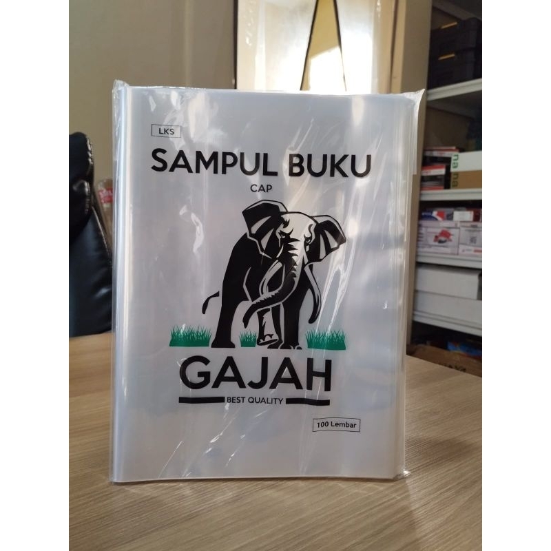 

Sampul Buku Plastik LKS merk Gajah 1pack isi 100 lembar