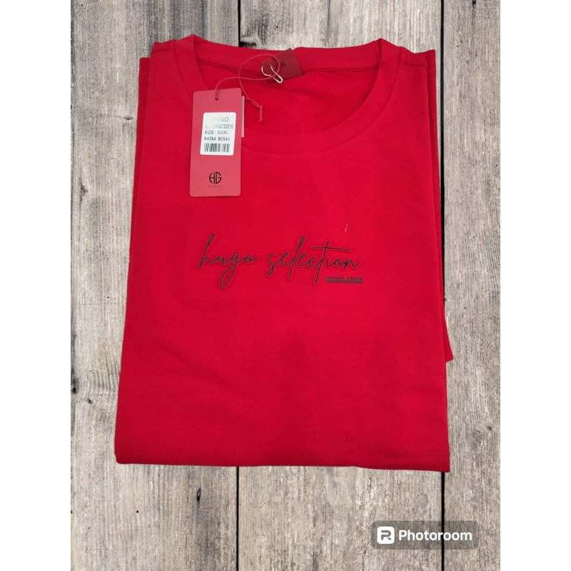 kaos hugo jumbo tebal original 100%