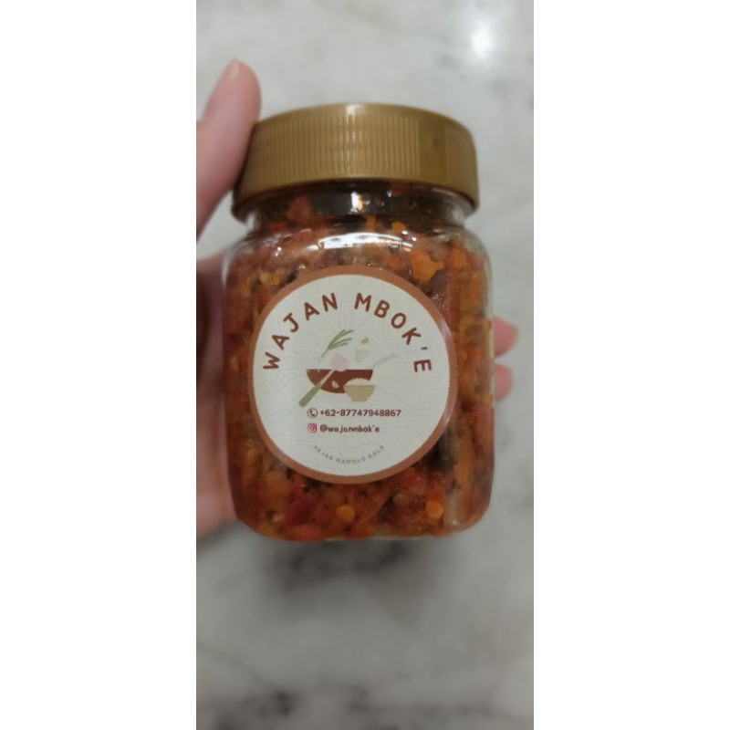 

Sambal sambel baby cumi - Wajan Mboke net 150gr