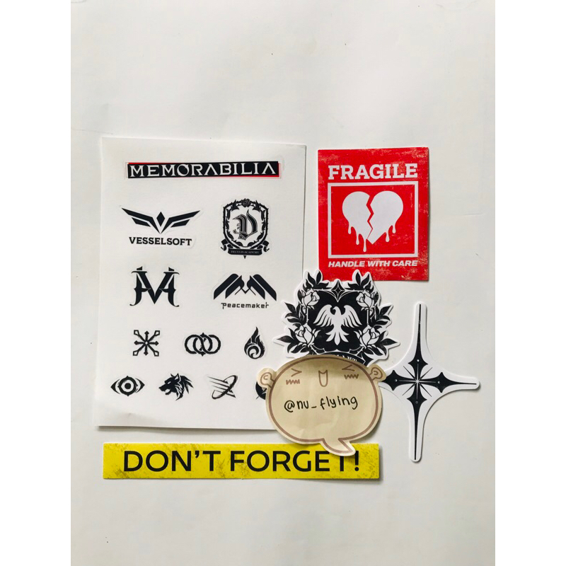Sticker Set Dark Moon special album with Enhypen MEMORABILIA