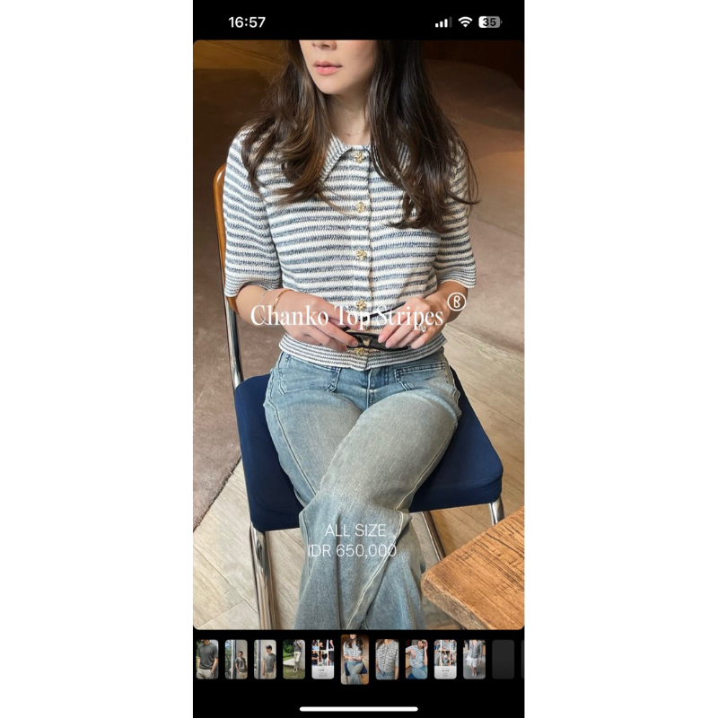 Duma chanko top stripes basha