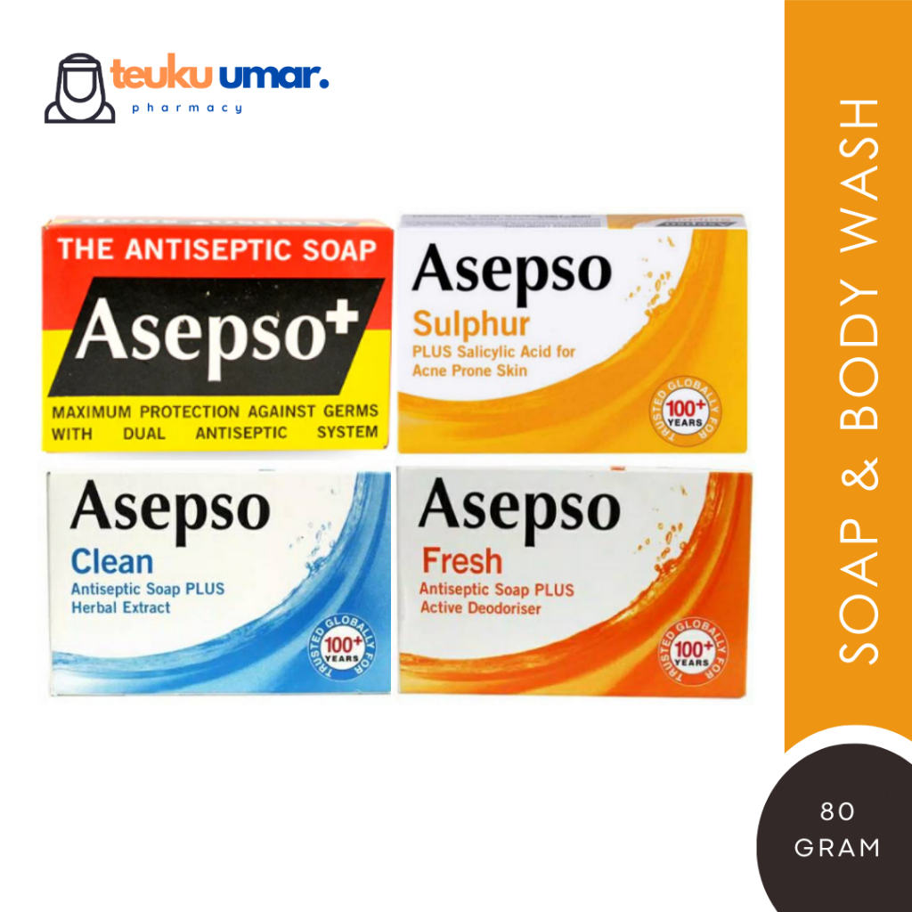 [Soap & Body Wash] ASEPSO ALL VARIAN - Asepso Plus Original, Asepso Clean, Asepso Fresh, Asepso Sulp