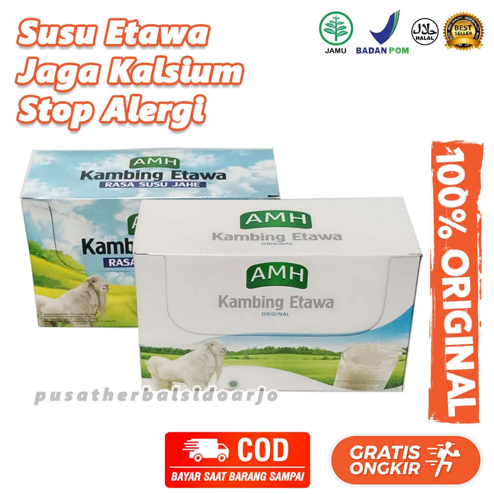 

AMH Susu Kambing Etawa Original Box isi 10 Sachet Halal BPOM