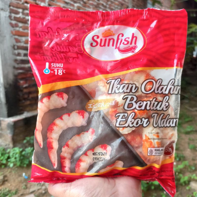 

Sunfish Ekor Udang 500gr Topping seblak bakaran agen Frozen Termurah Grosir Ecer Aneka Frozen Food Termurah Terlaris