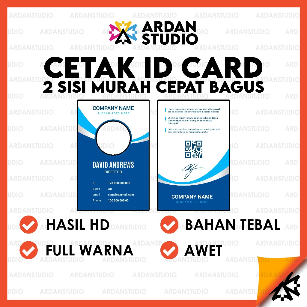 

Id Card Bolak Balik 2 Sisi Nikah / Pertamina / BPJS / Tenaga Kerja