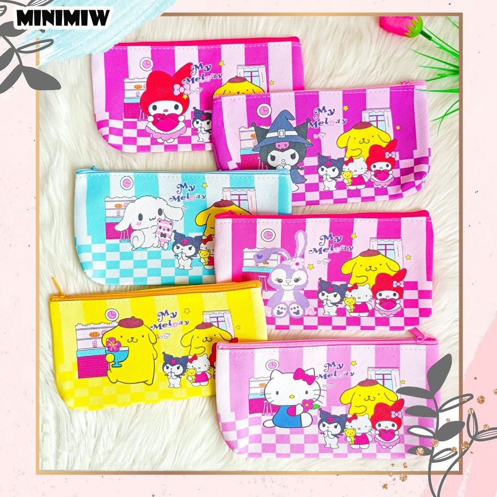 

KOTAK PENSIL KANVAS SANRIO KP-1247 CANVAS PENCIL CASE TEPAK RESLETING LUCU UNIK IMUT ALAT TULIS KANTOR SEKOLAH MURAH TERMURAH COD