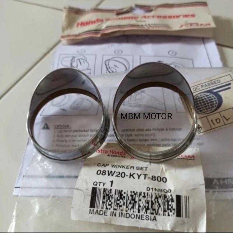 CAP VARIASI TUTUP SEIN SEN HONDA SCOOPY KARBU CARBU LAMA PERTAMA ORI AHM 08W20-KYT-800