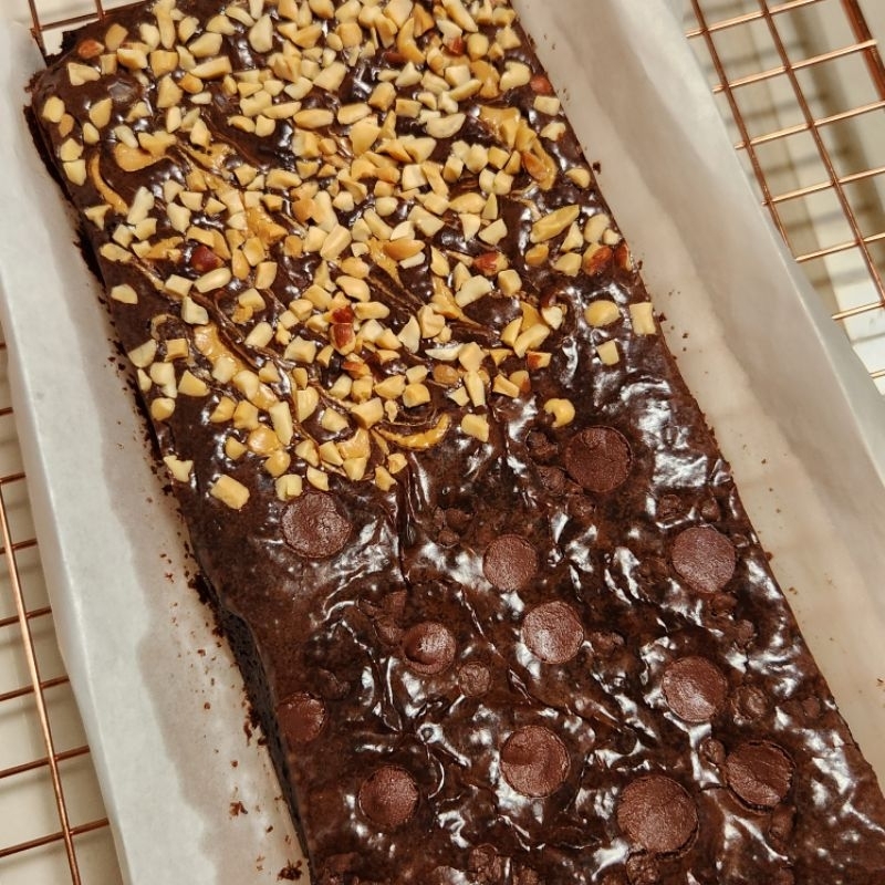 

BanBan Brownie | Original dan Skippy Brownie Memaniis 22 x 10 dan 22 x 22