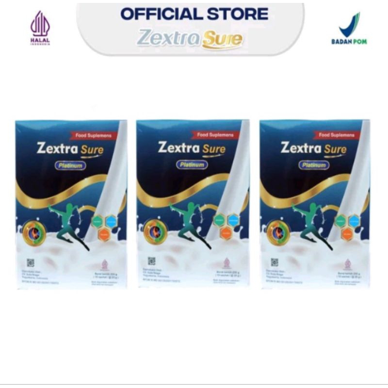 

PAKET 3 BOX ZEXTRA SURE - Susu Bubuk Atasi Masalah Tulang Sendi & Reumatik