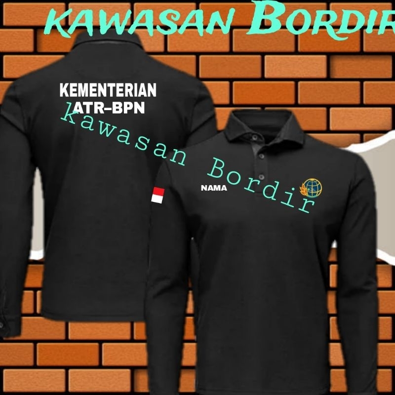 Terbaru polo shirt kementerian BPN ATR baju BPN ATR seragam BPN ATR kaos BPN ATR seragam kementerian
