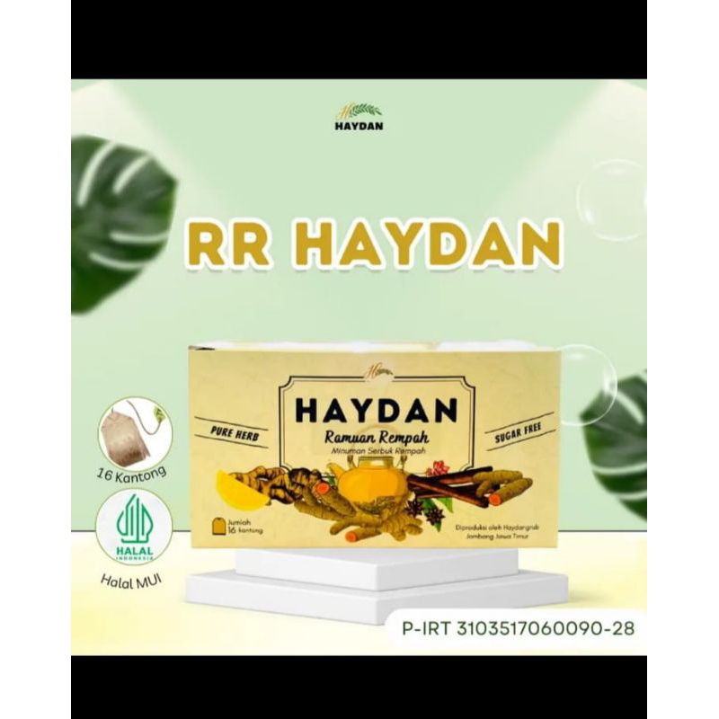 

Minuman RR Haydan ala JSR 16x minum
