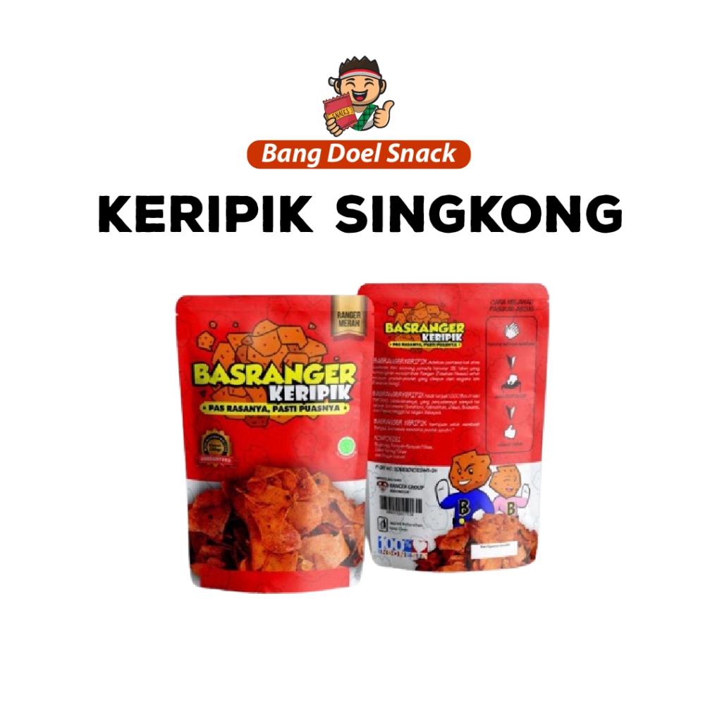 

Basranger - Keripik Singkong Pedas 100g