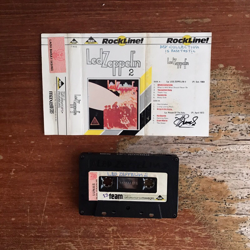 Kaset Pita Led Zeppelin 2