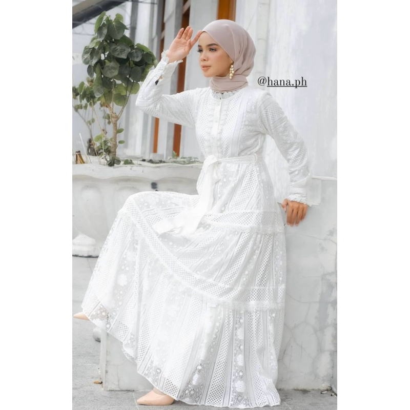 Olivia Dress - XS - Broken White - Ainayya