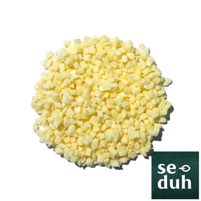 

NEW PROMO Freeze dried Fruit Apple bentuk dadu Snack Anak buah Apel kering 1 gram 5 gram