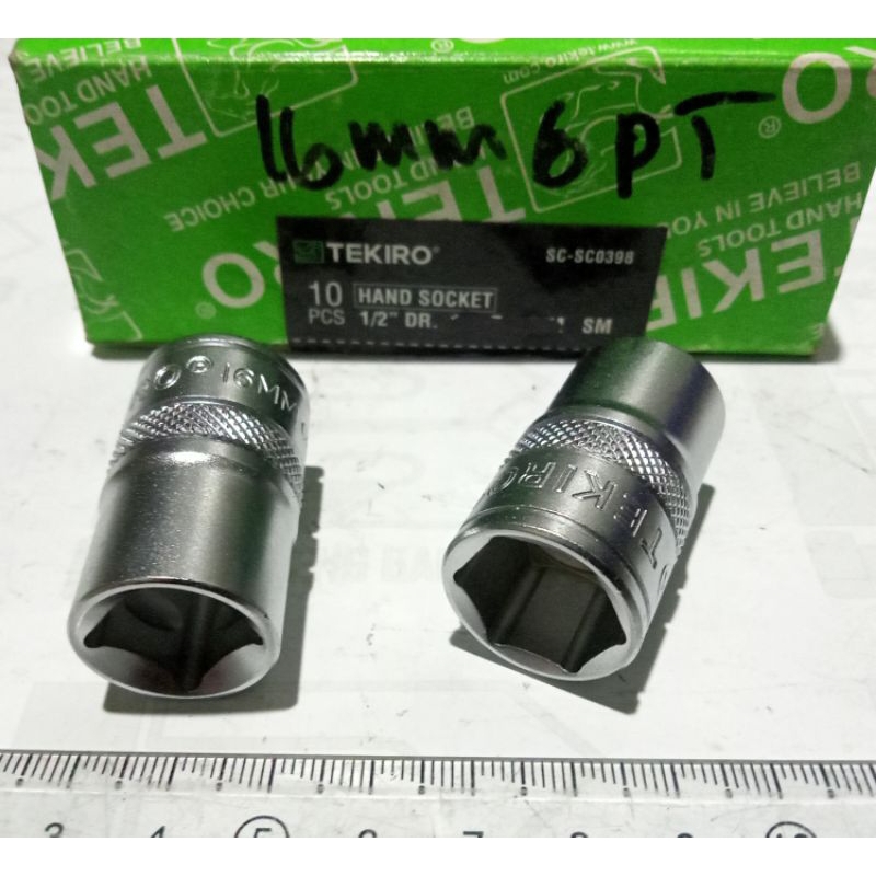 Tekiro Mata Sock 1/2"  16 MM / Kunci Sok 16MM