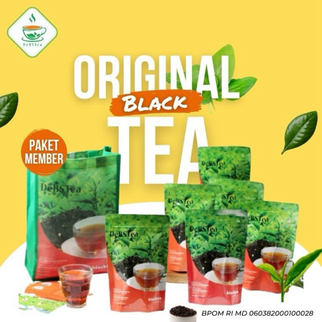

(HARGA SPESIAL!!!!) DeBSTea TEH HITAM 6 Pcs 110gr