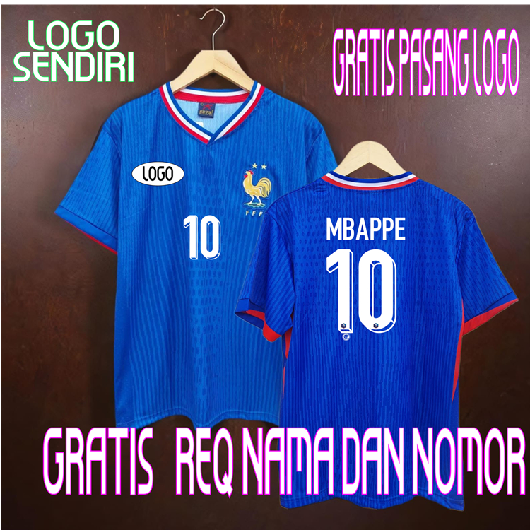auri sport jersey france uero/jersey uero timnas france dewasa