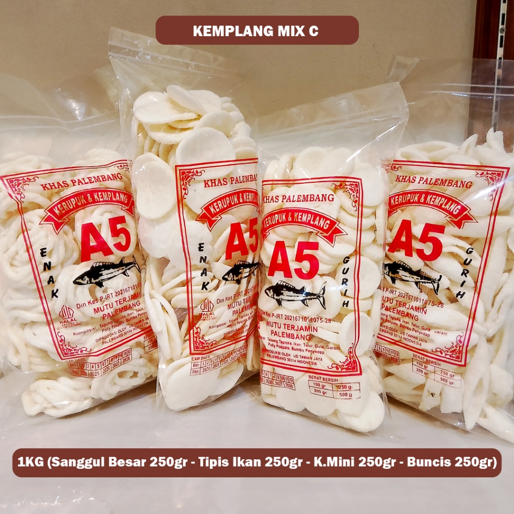 

KEMPLANG MIX C - BUNCIS, KANCING MINI, KANCING TIPIS IKAN, SANGGAL BESAR