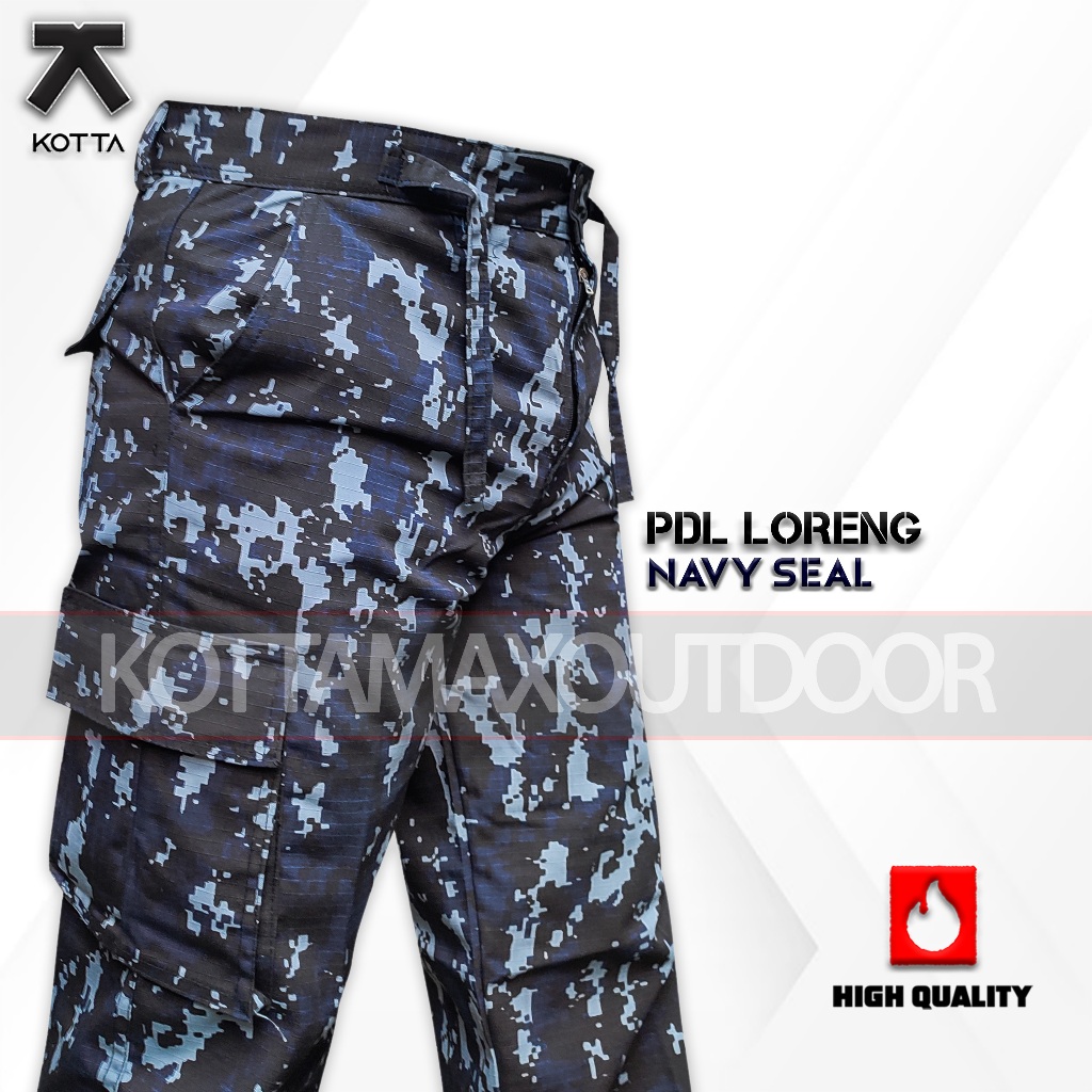 CELANA PDL CARGO PANJANG LORENG NAVY SEAL ARMY
